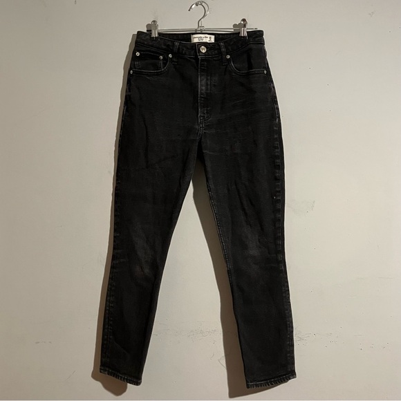 Abercrombie & Fitch The Skinny High Rise Black Jean Size: 25 / 0s Curve Love - Picture 1 of 3